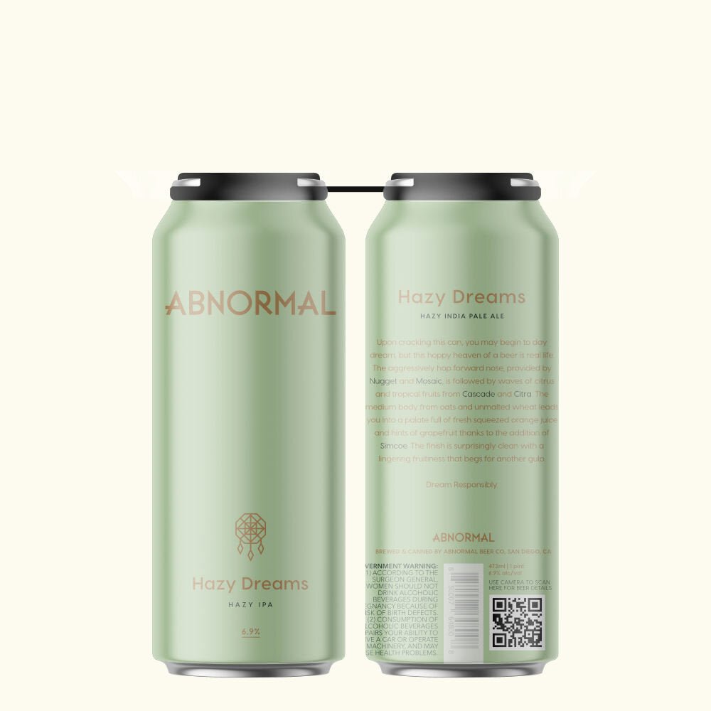 Abnormal Hazy Dreams Hazy IPA Beer