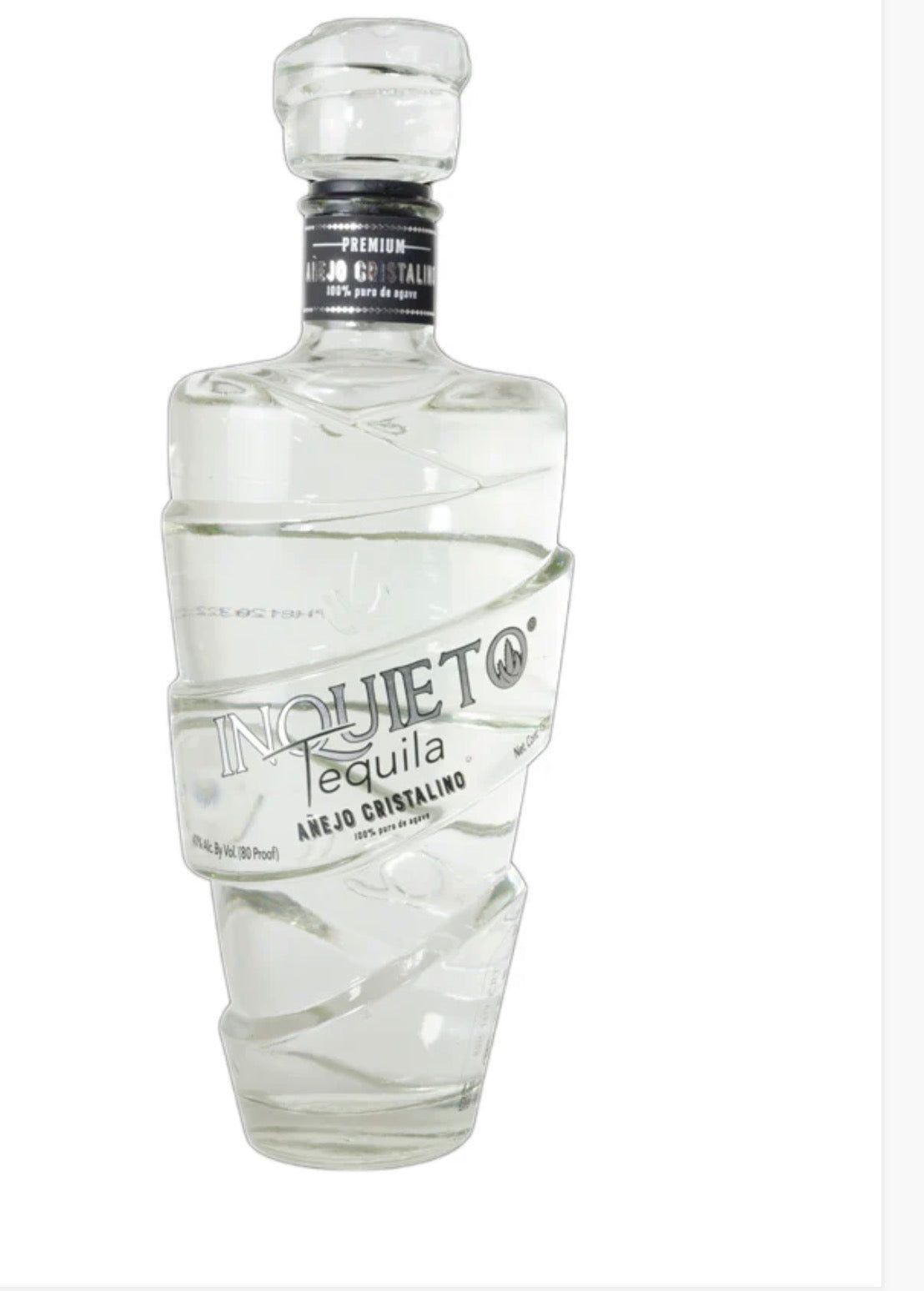 Inquieto Anejo Cristalino Tequila 750ml