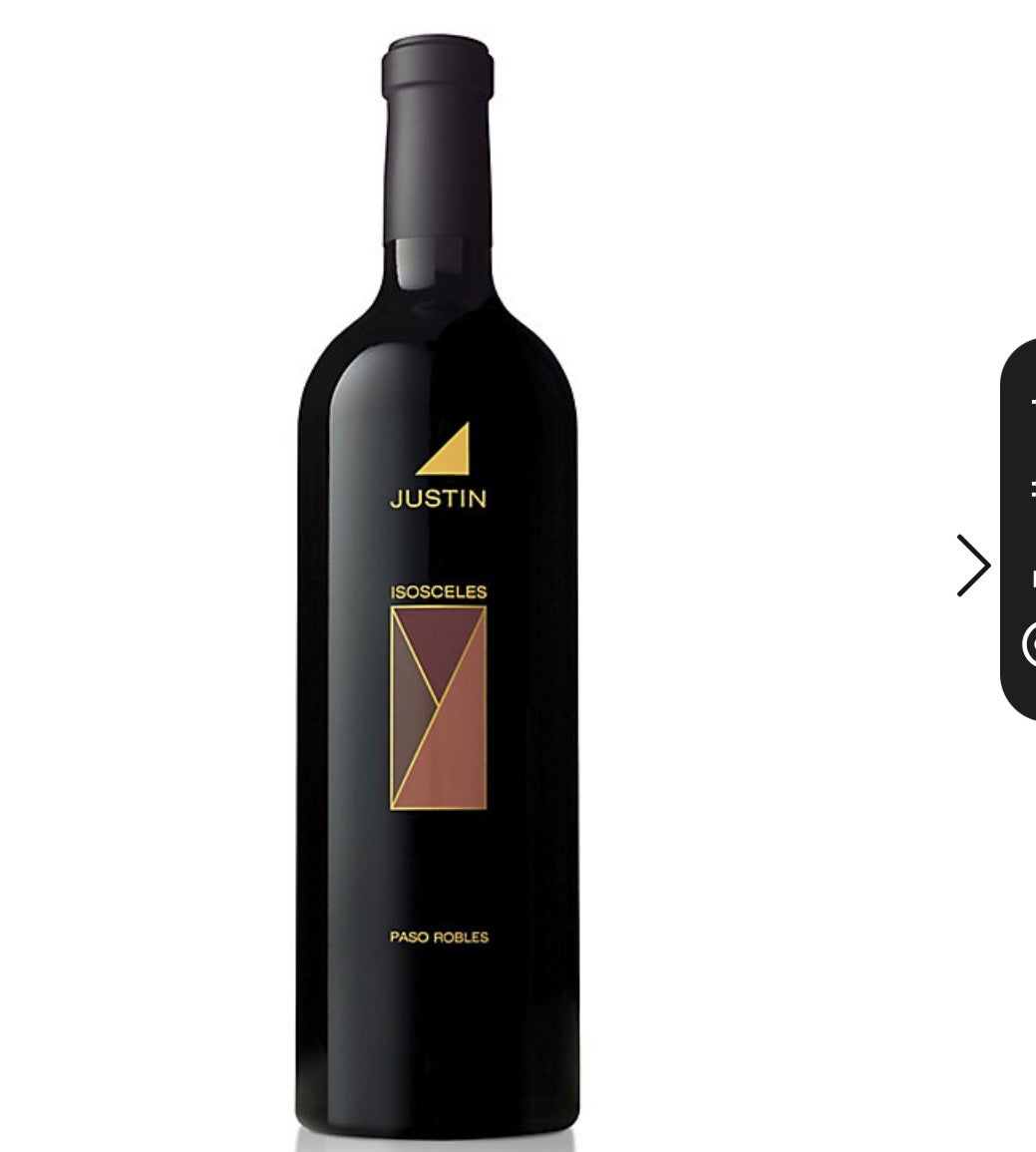 Justin Red Wine Isosceles Paso Robles