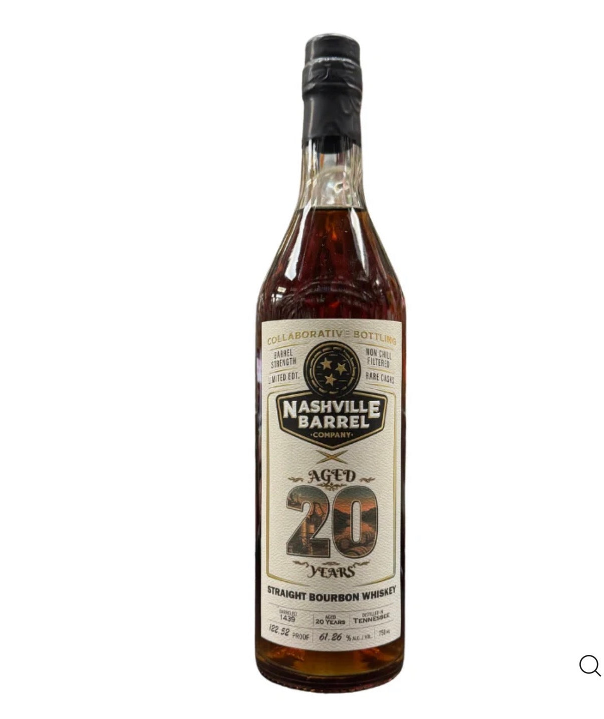 NASHVILLE BARREL CO 20 YR TN BOURBON