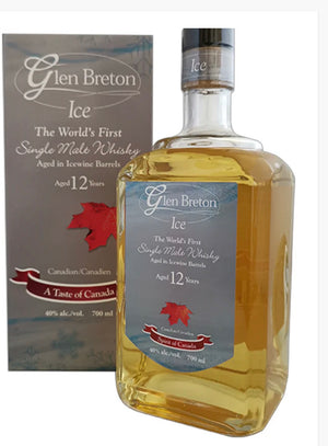 GLEN BRETON 12 YR ICE WINE BARREL CANADIAN SINGLE MALT WHISKY
