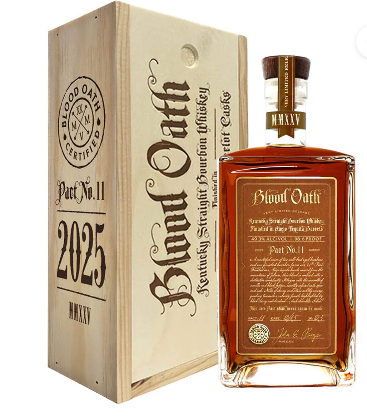 Blood Oath Pact No. 11 Bourbon Whiskey 750ml