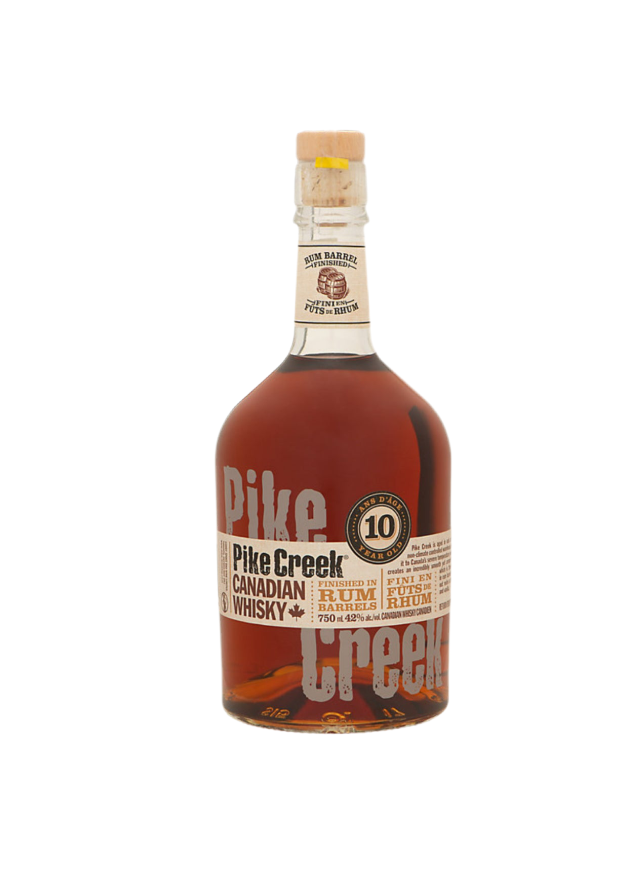 Pike Creek Canadian Whisky Finished In Rum Barrels 10 Yr 84