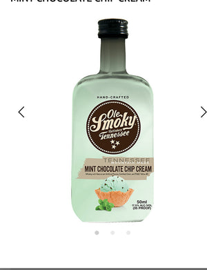 Ole Smoky Mint Chocolate Chip Cream Flavored Whiskey 35