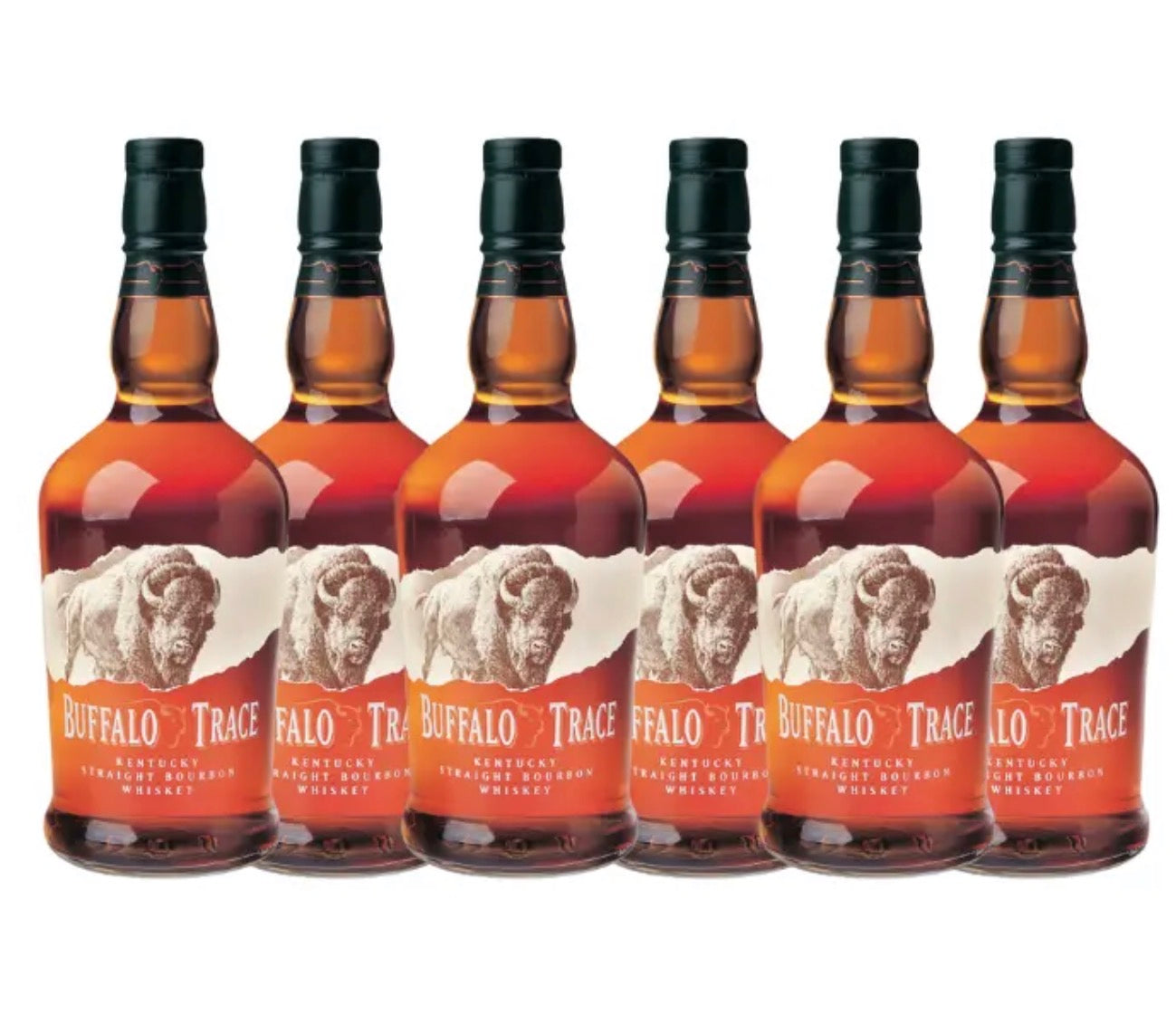 buffalo trace Kentucky straight bourbon, 6 pack bundles 750 ml