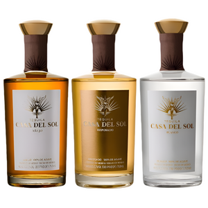 Casa Del Sol Blanco, Reposado, Anejo Tequila Bundle