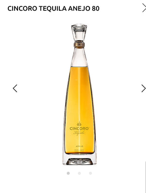 Cincoro Tequila Anejo 80