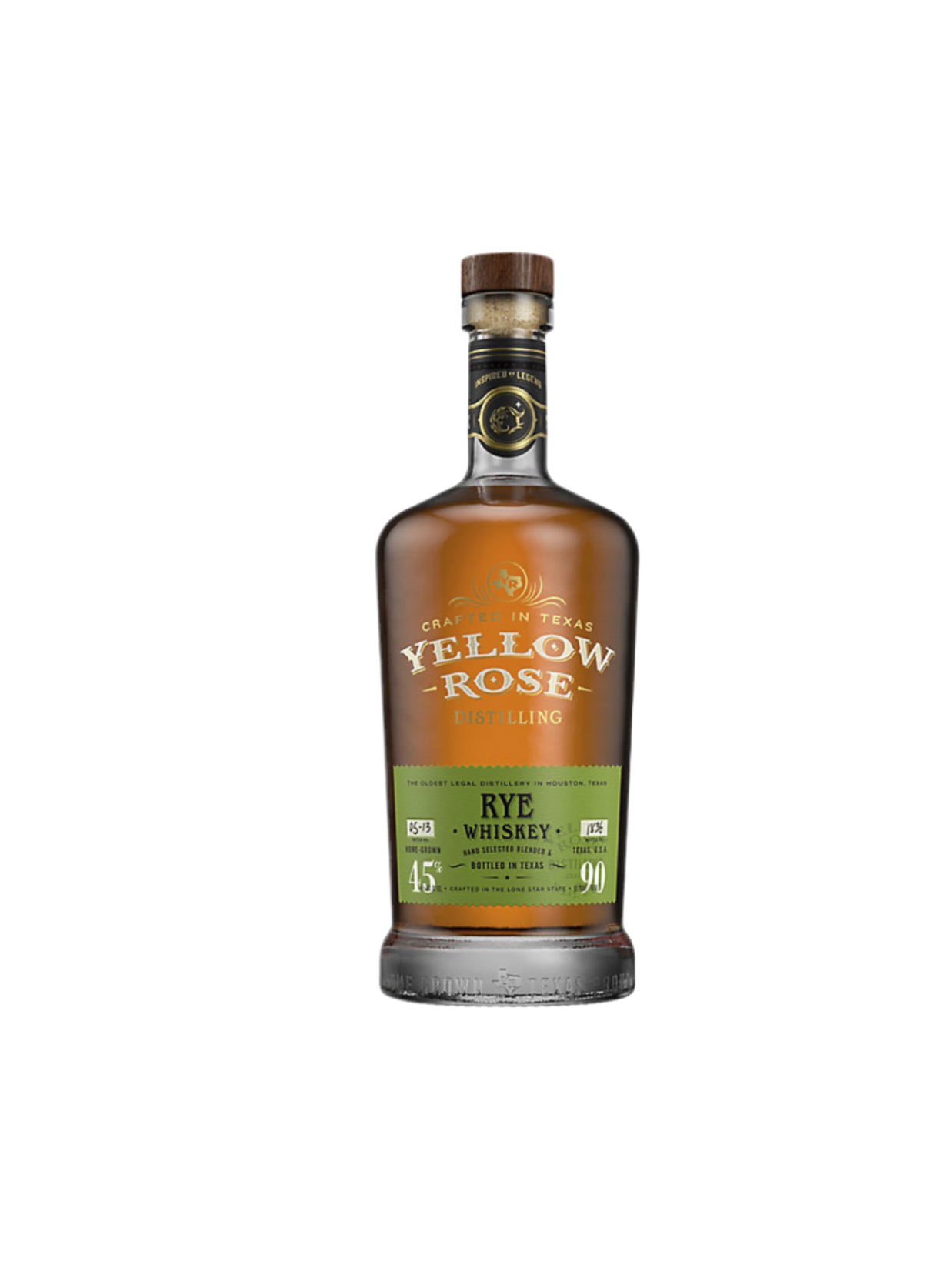 Yellow Rose Distilling Rye Whiskey 90