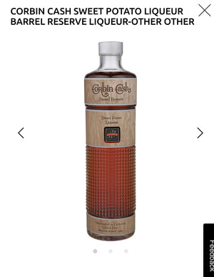 Corbin Cash Sweet Potato Liqueur Barrel Reserve 70
