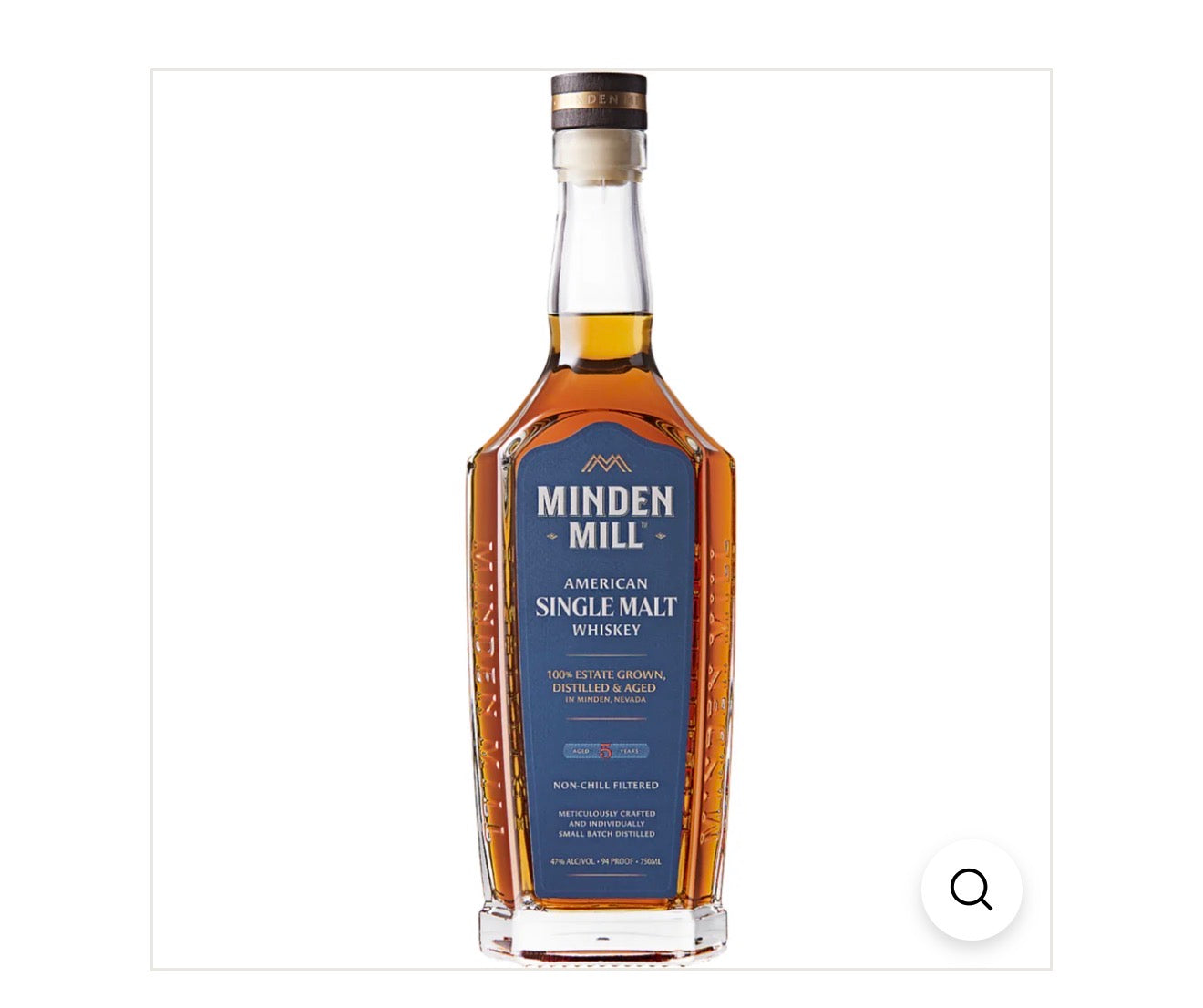 Minden Mill Malt Whiskey American Single Malt Whiskey