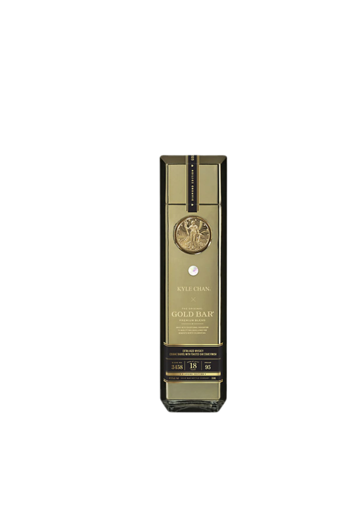 Gold Bar Diamond Edition 18 Year Blended American Whiskey – Cognac Barrel Finish 95 Proof
