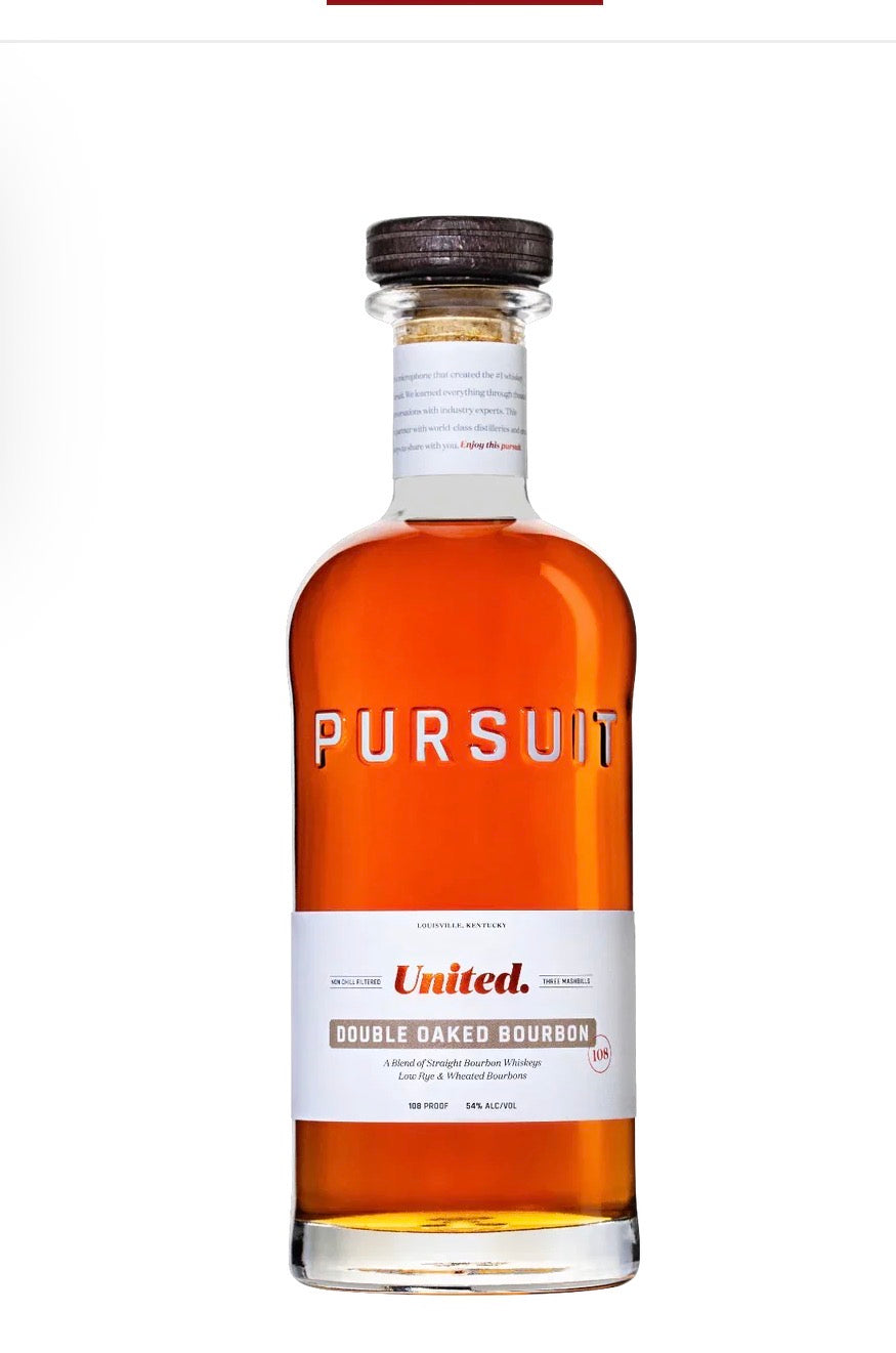 PURSUIT UNITED DOUBLE OAKED BOURBON 750 ml