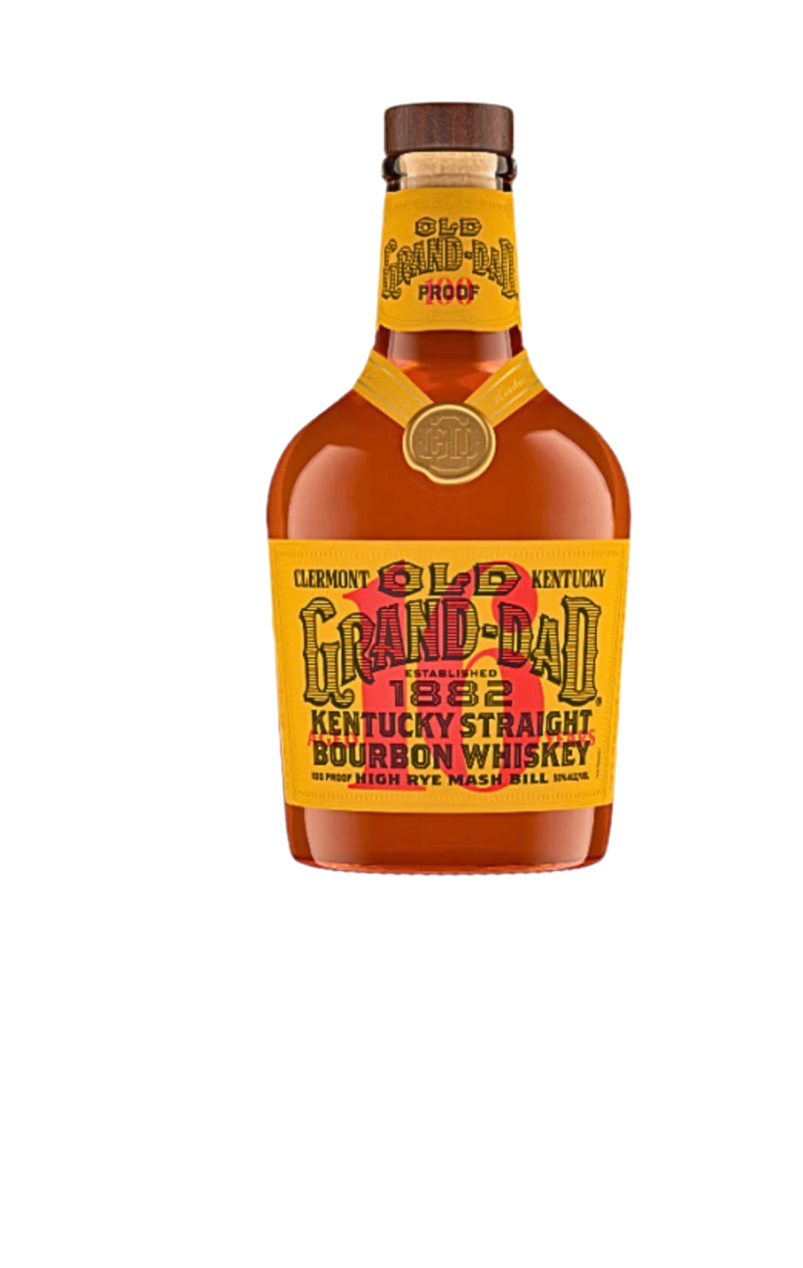 Old Grand-Dad Straight Bourbon High Rye Mash Bill 16 Yr 100