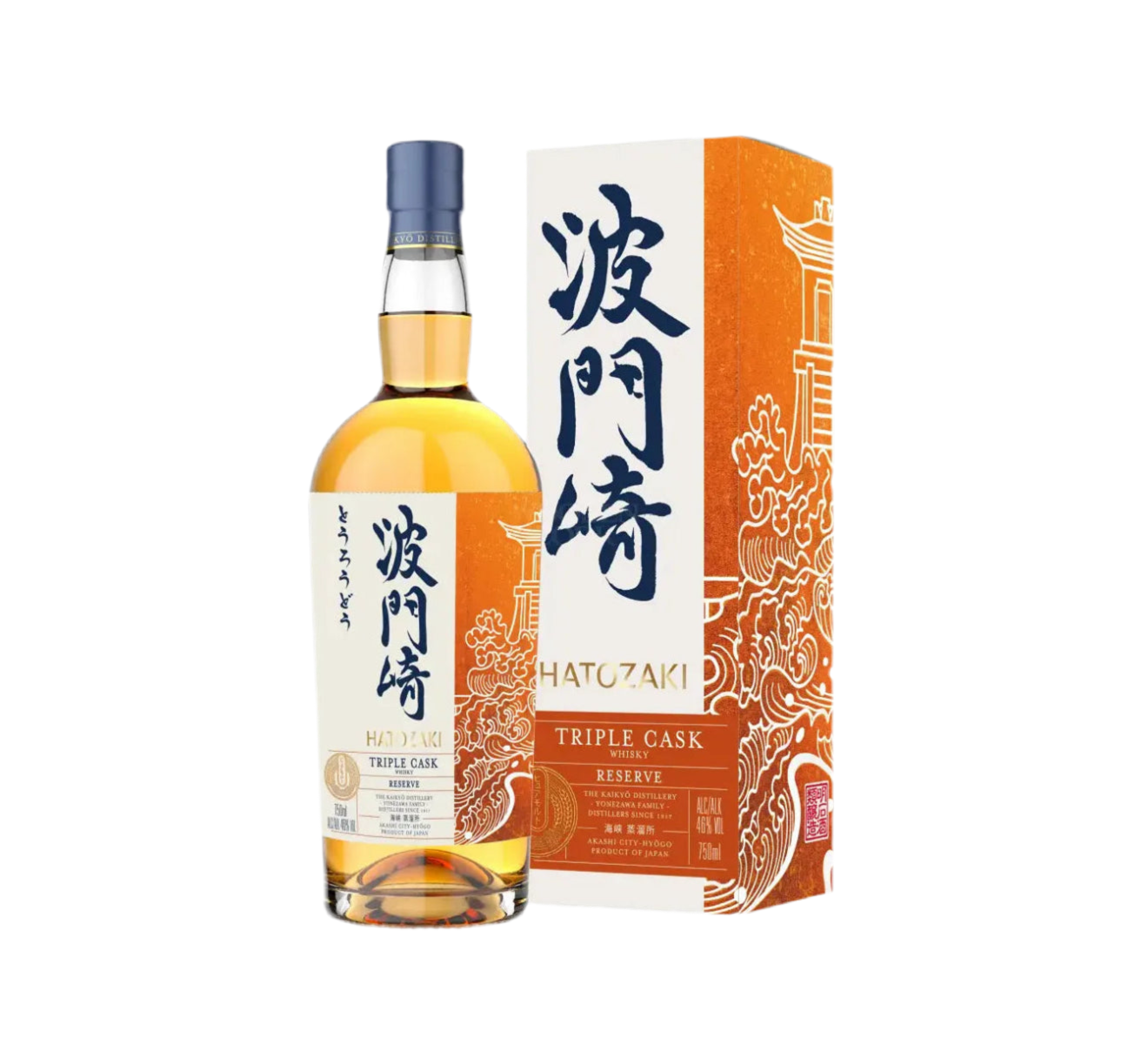 Hatozaki Whiskey Triple Cask Reserve Bouron Sherry And Umeshu Casks 82