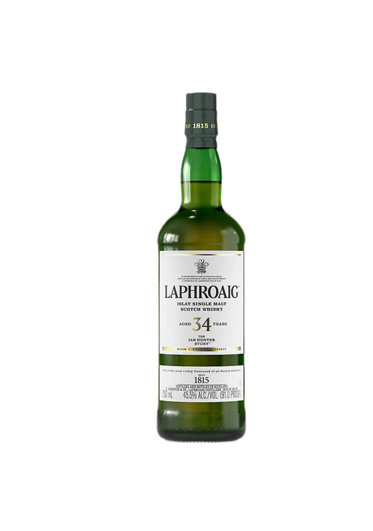 Laphroaig Single Malt Scotch The Ian Hunter Story 34 Yr 91