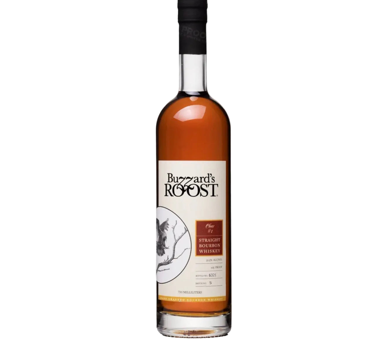 BUZZARD'S ROOST CHAR #1 STRAIGHT BOURBON WHISKEY