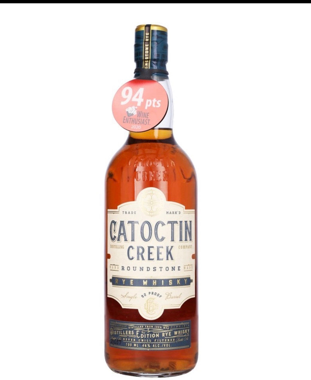 CATOCTIN CREEK ROUNDSTONE RYE (BLUE)