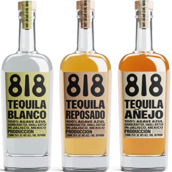 818 Blanco, Reposado, and Añejo Tequila Bundle