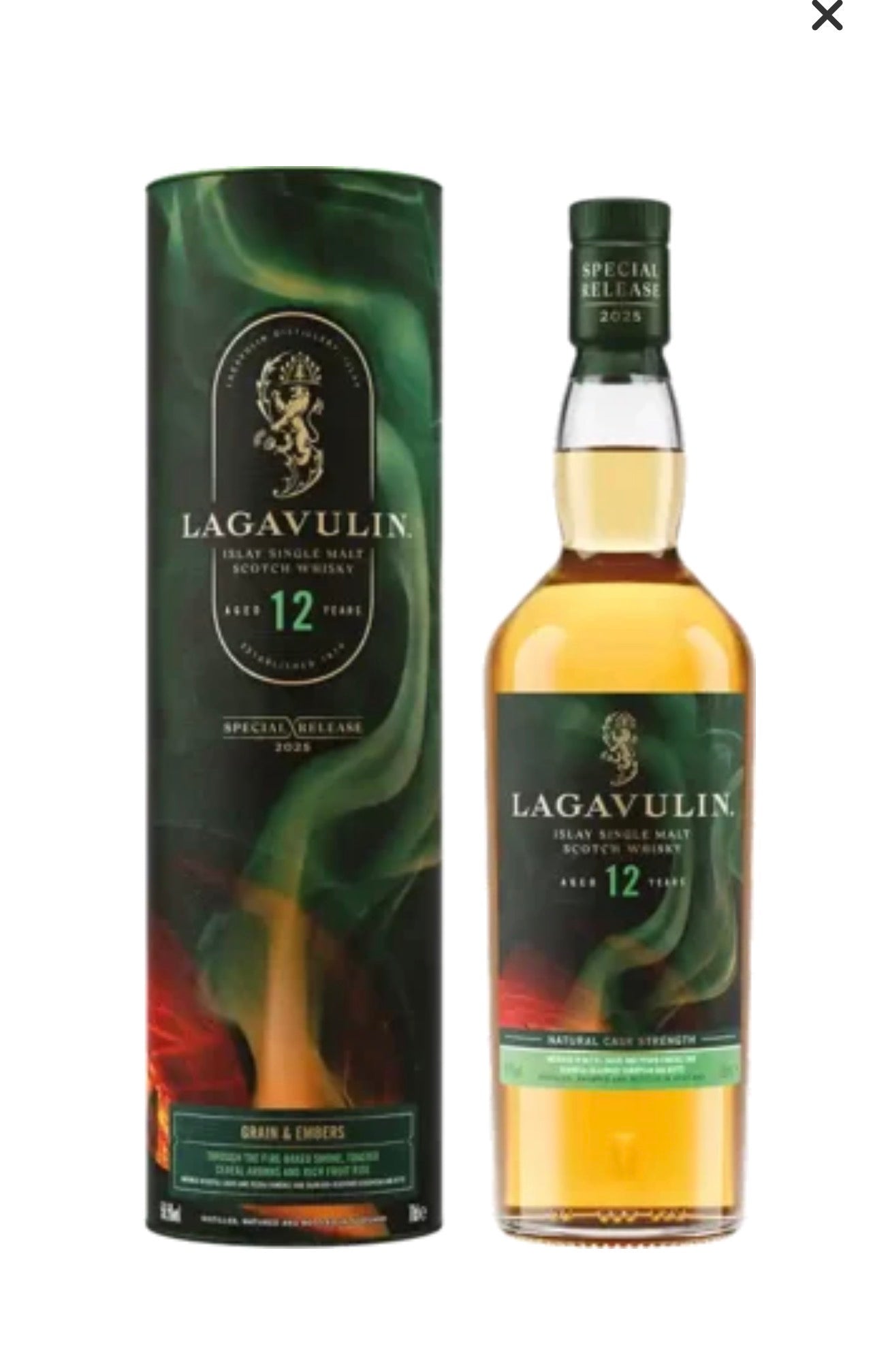 Lagavulin Single Malt Scotch Natural Cask Strength From Exclusively Refill Cask 12 Yr 113