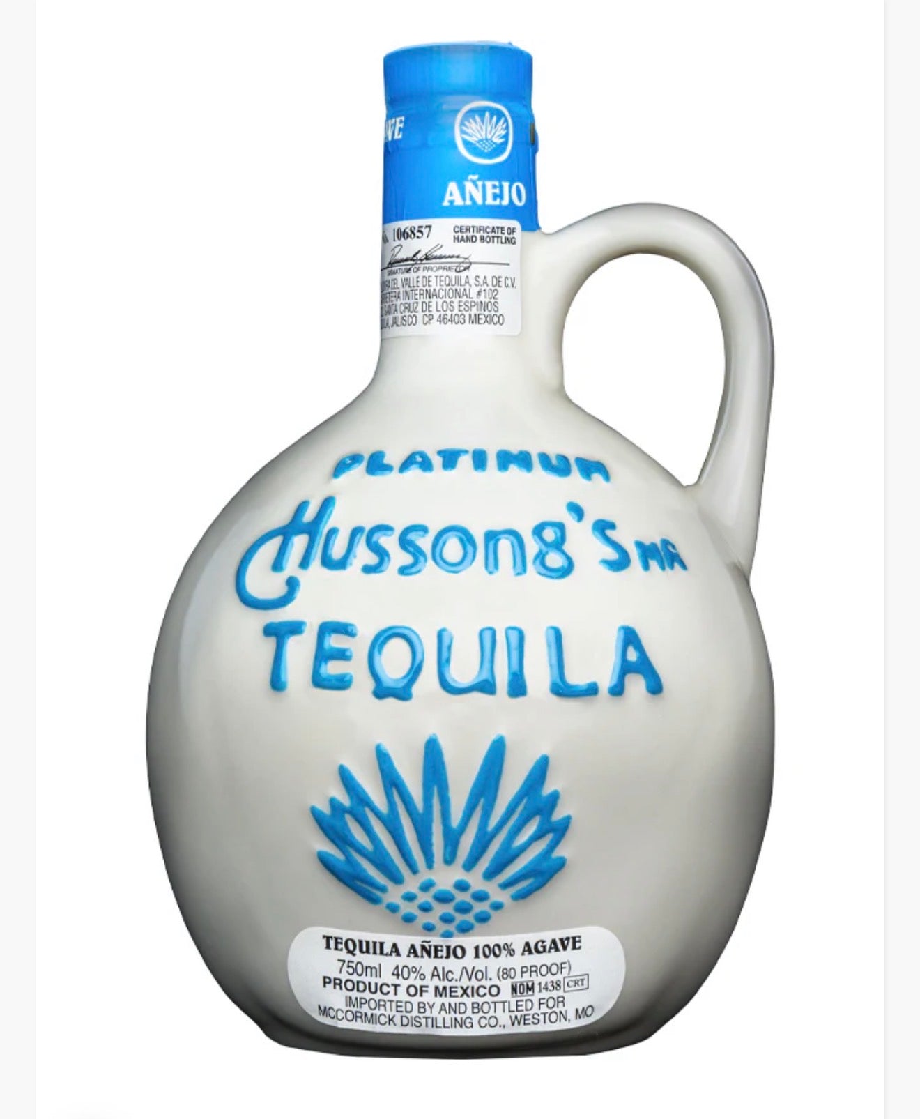 Hussong's Platinum Anejo Tequila