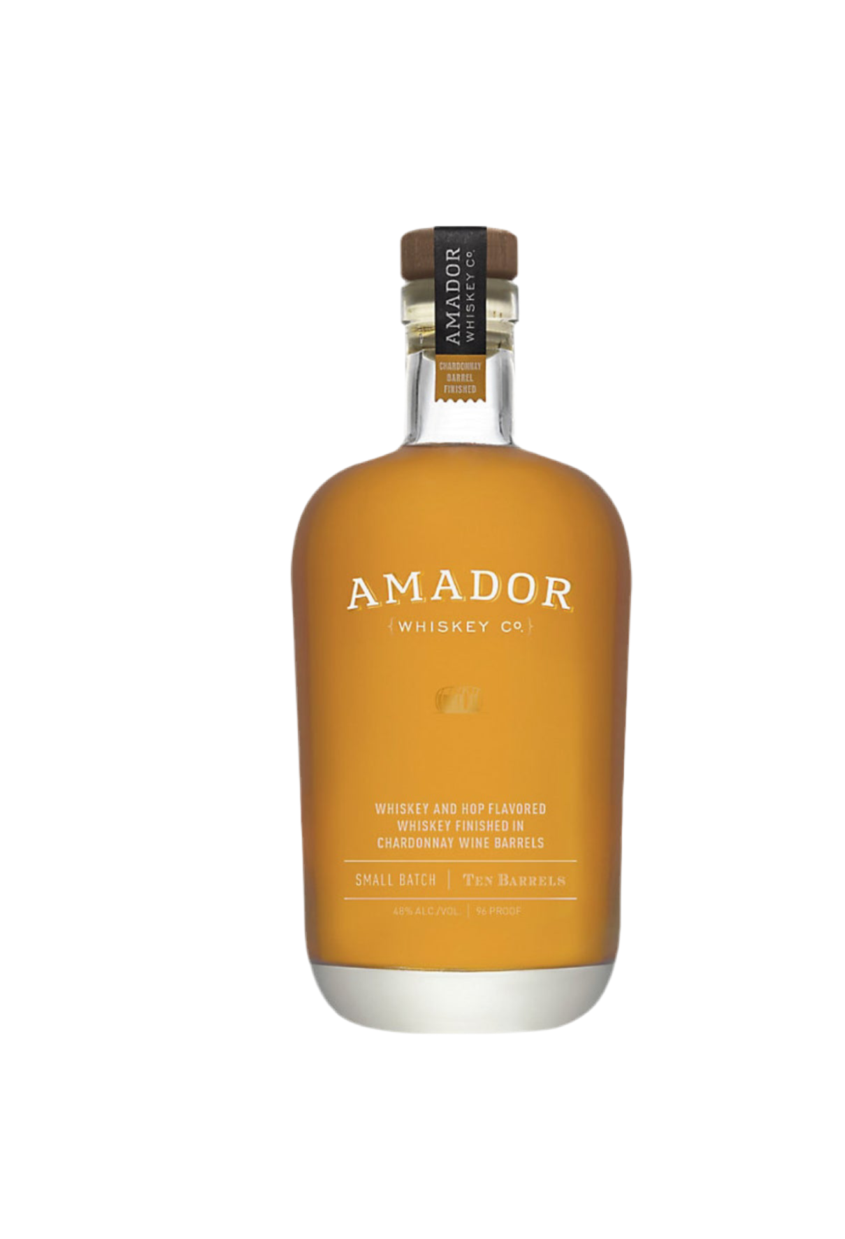 Amador Whiskey Co. Straight Hop Flavored Whiskey Ten Barrels California Small Batch 96