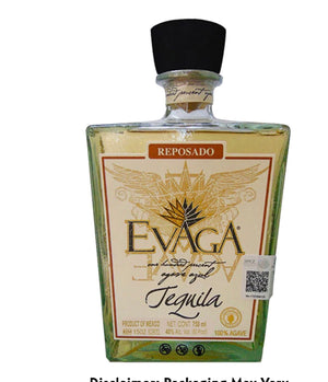 evaga tequila reposado 750 ml