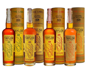 Barrel Proof, Single Barrel, Small Batch & Straight Rye Whiskey Bundle 4-Pack