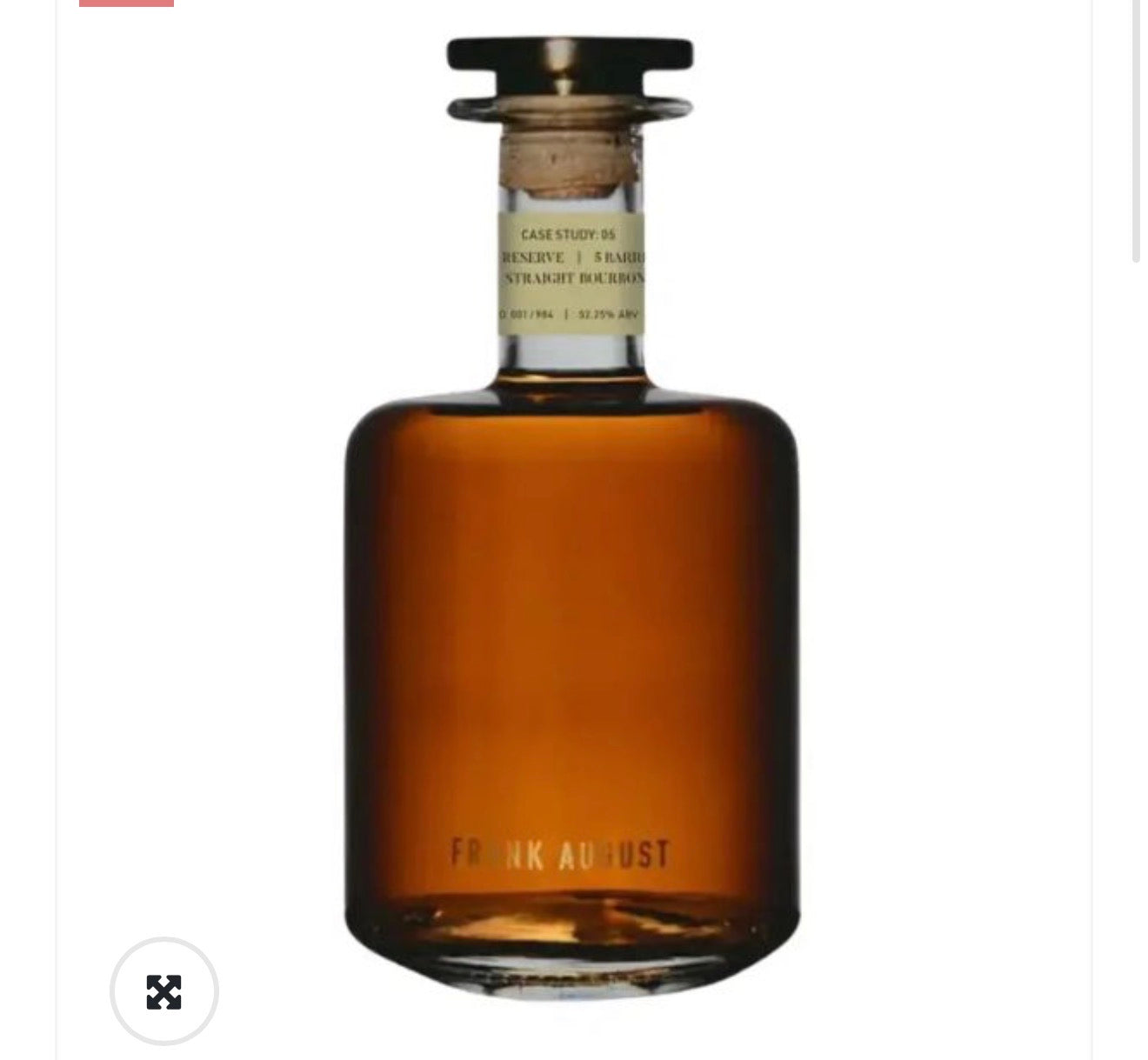FRANK AUGUST BOURBON WHEATED BOURBON