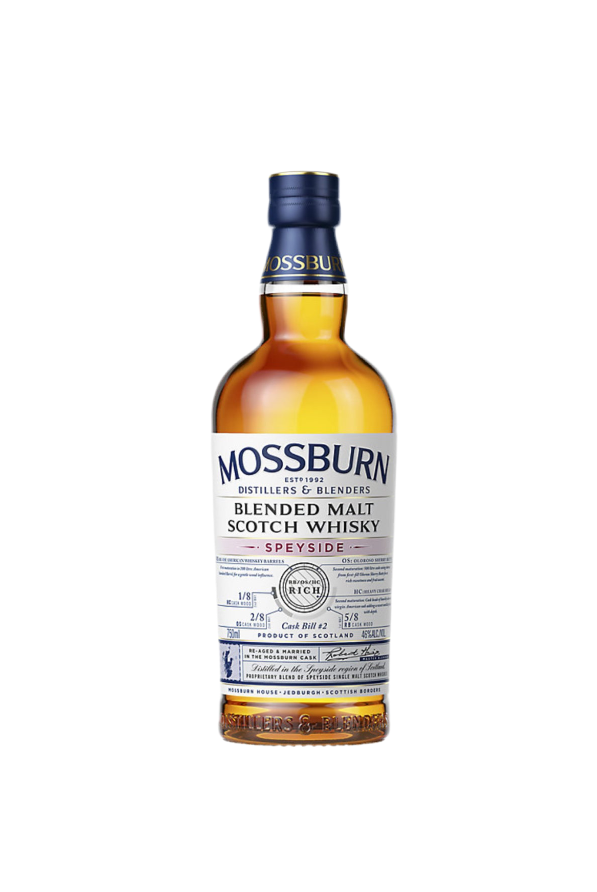 Mossburn Blended Malt Scotch Speyside 92