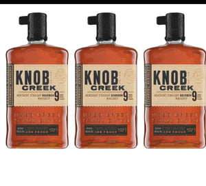 3 KNOB CREEK BOURBON 9 YEAR BUNDLE