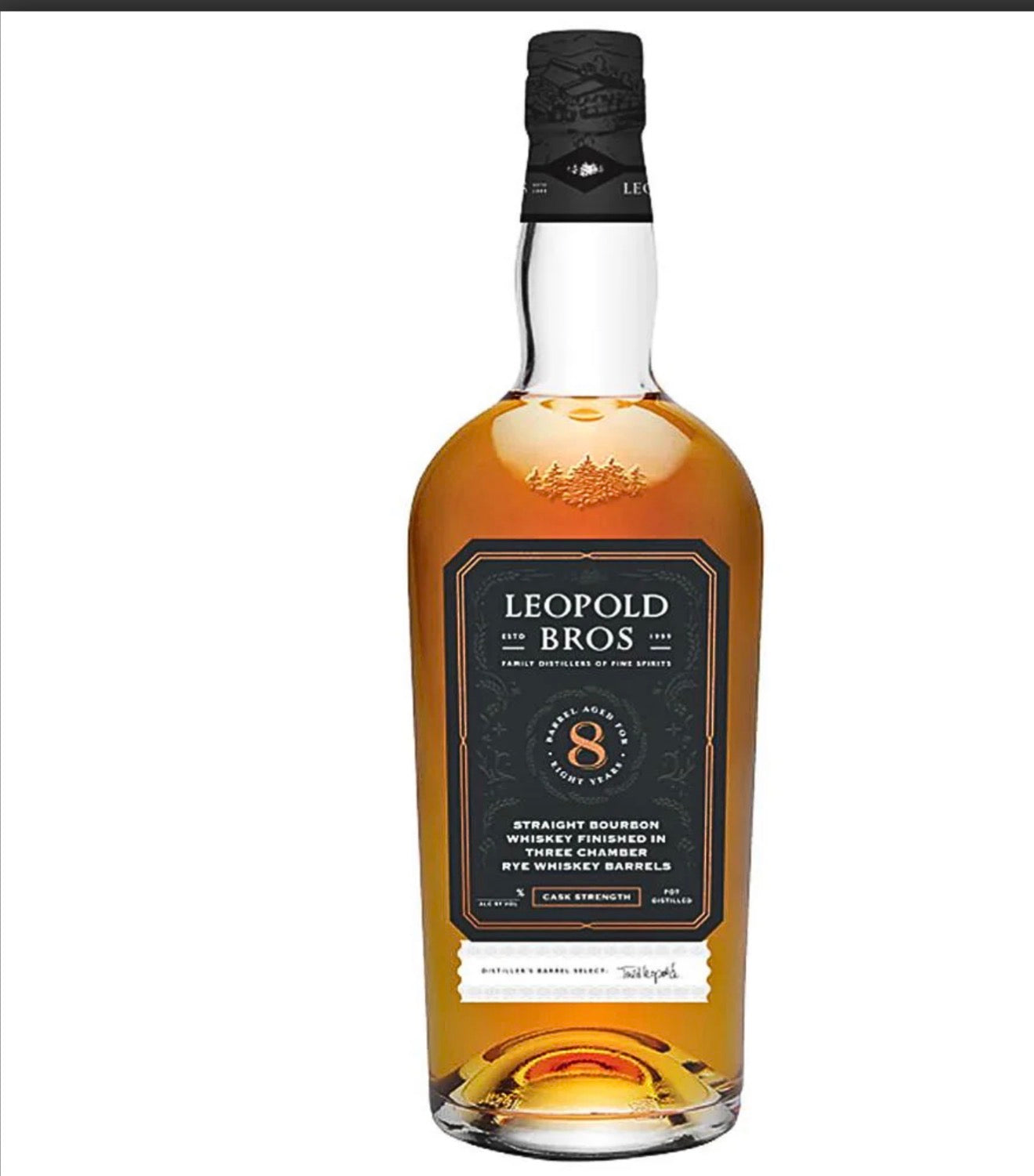 LEOPOLD BROTHERS 8 YR BOURBON CASK STRENGTH