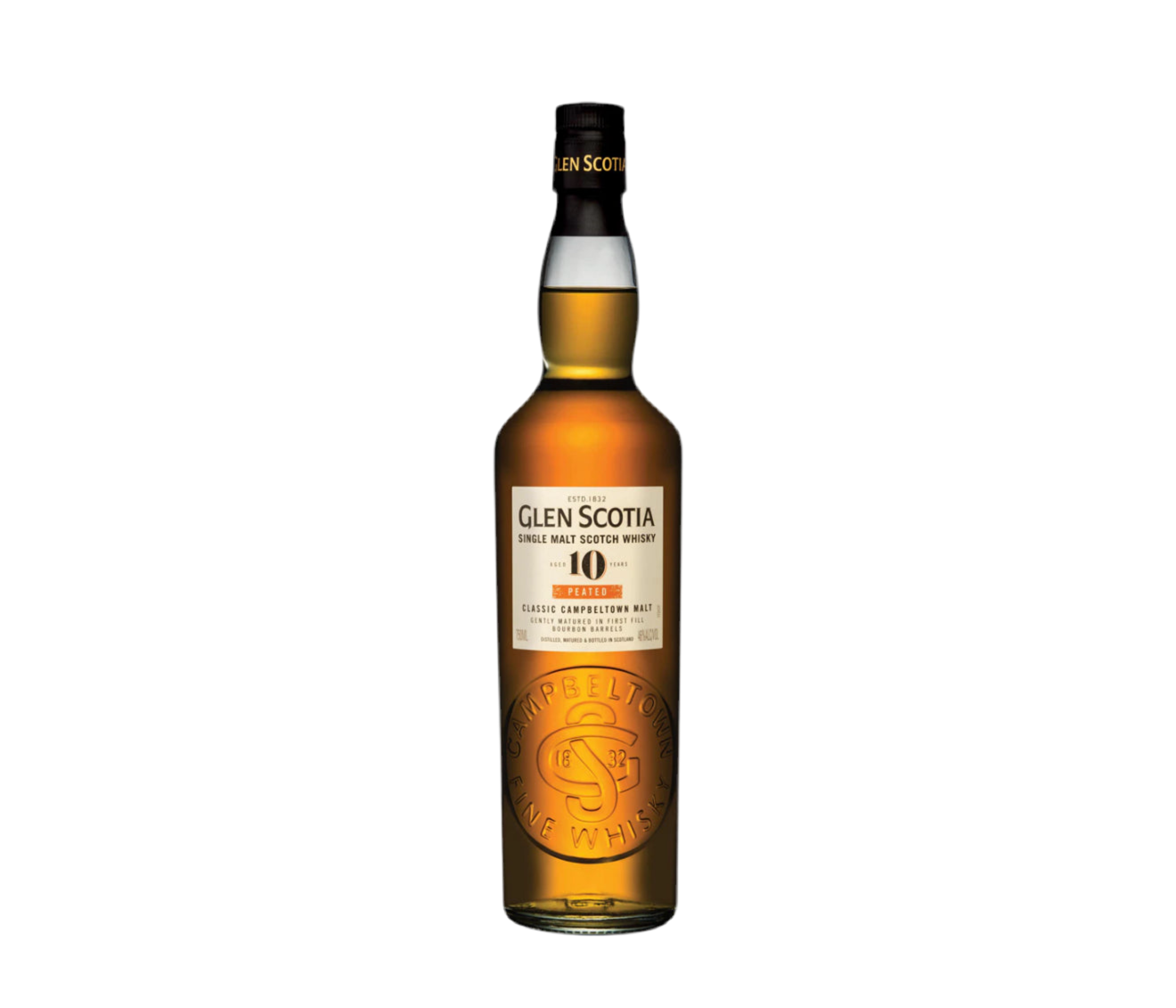 Glen Scotia Single Malt Scotch Peated Classic Campbeltown Malt 10 Yr 92