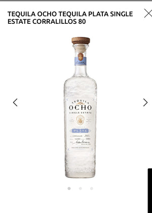 Tequila Ocho Tequila Plata 80