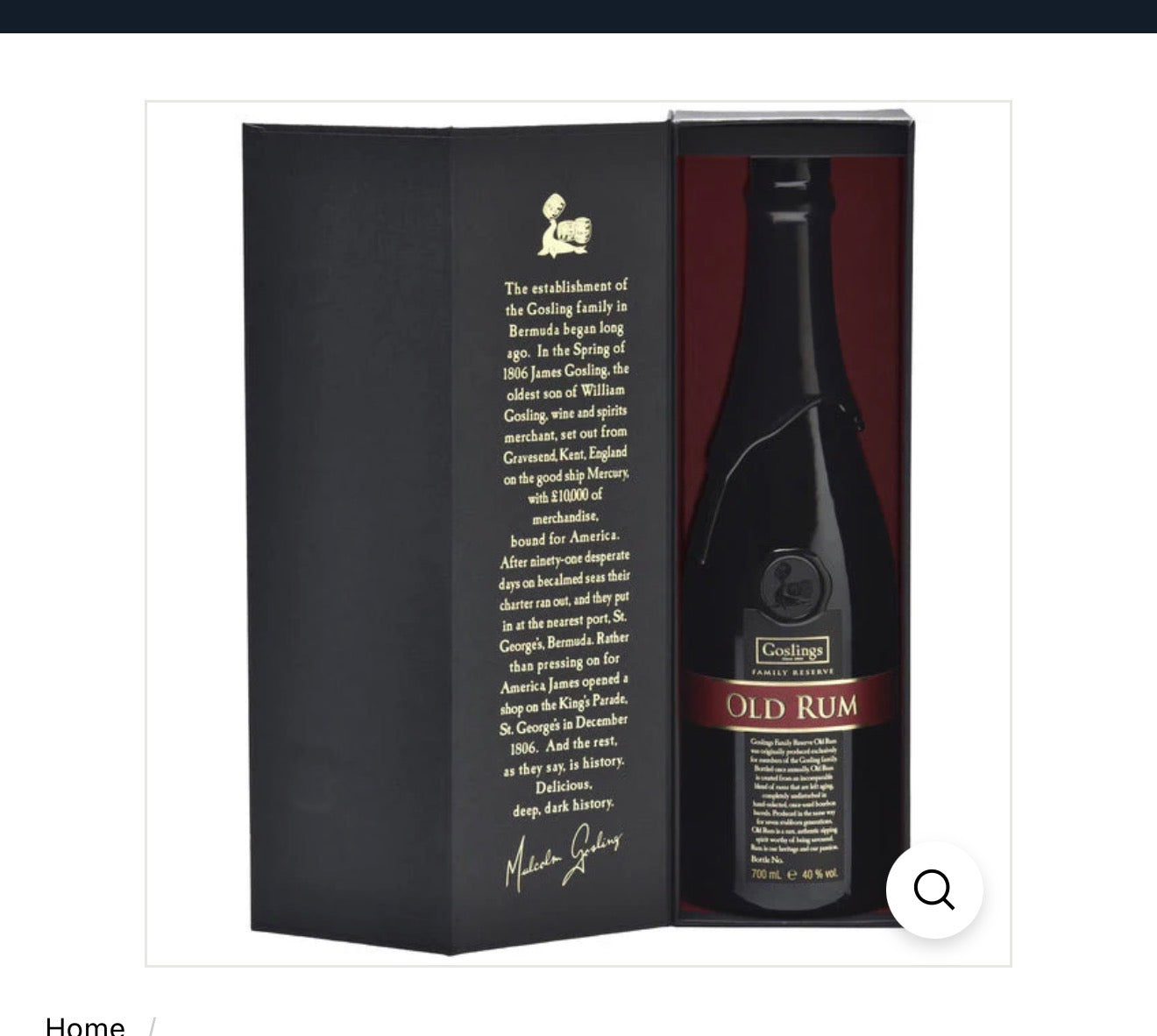 Goslings Old Rum Family Reserve