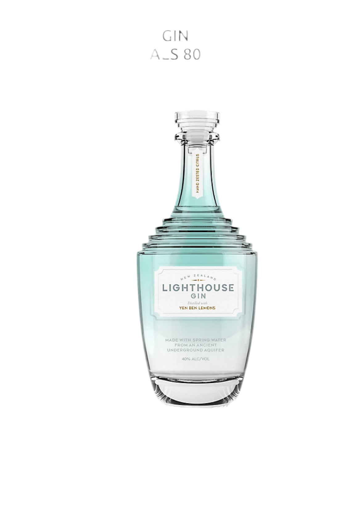 Lighthouse Dry Gin Yen Ben Lemons 80