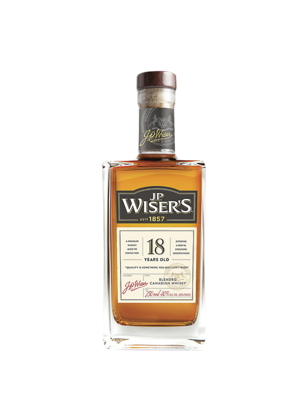 J.p. Wiser's Canadian Whisky Deluxe Very Old 18 Yr 80