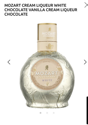 Mozart White Chocolate Vanilla Cream Liqueur 30 375 ml