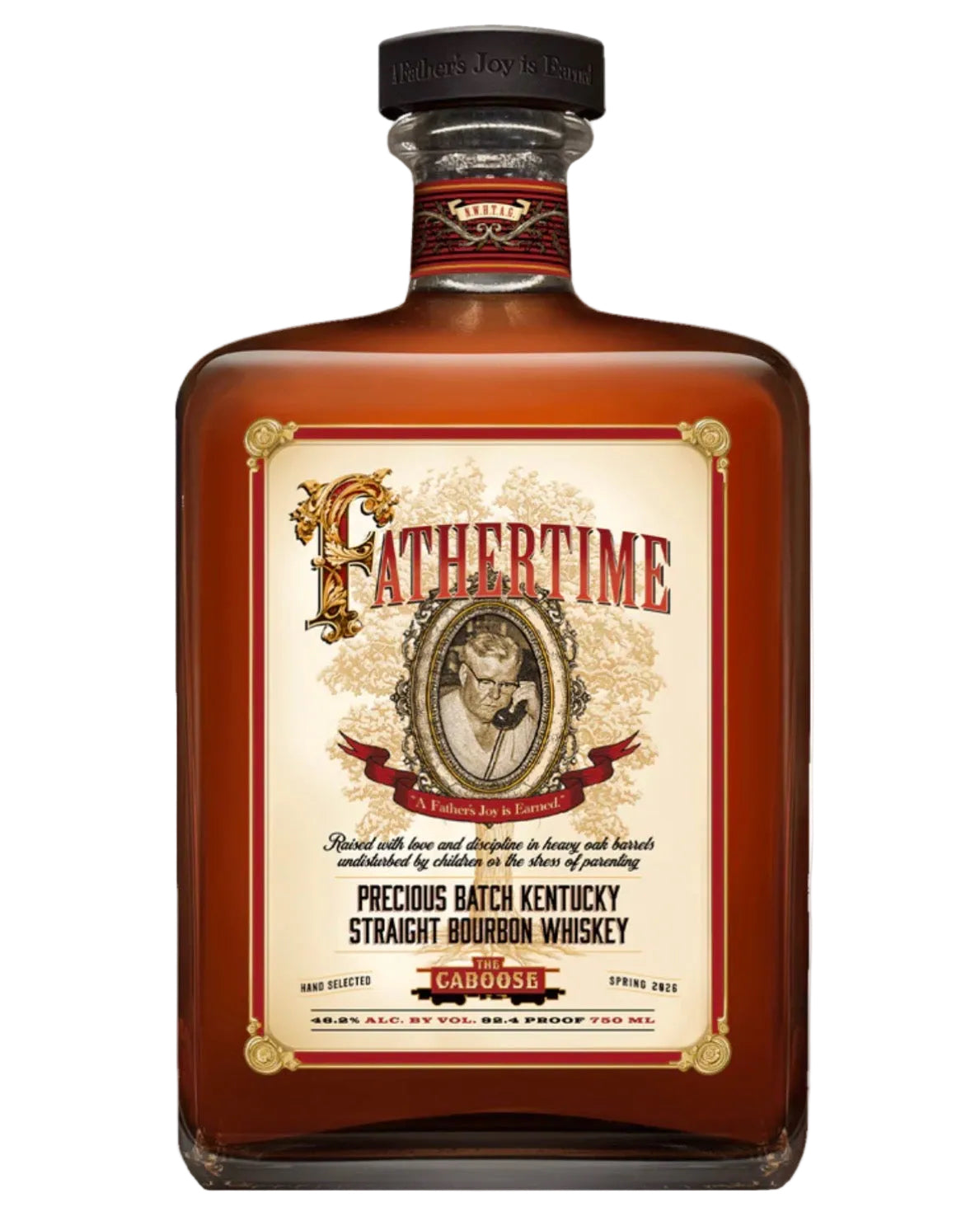 FATHERTIME BOURBON THE CABOOSE WHITE LABEL 750ml