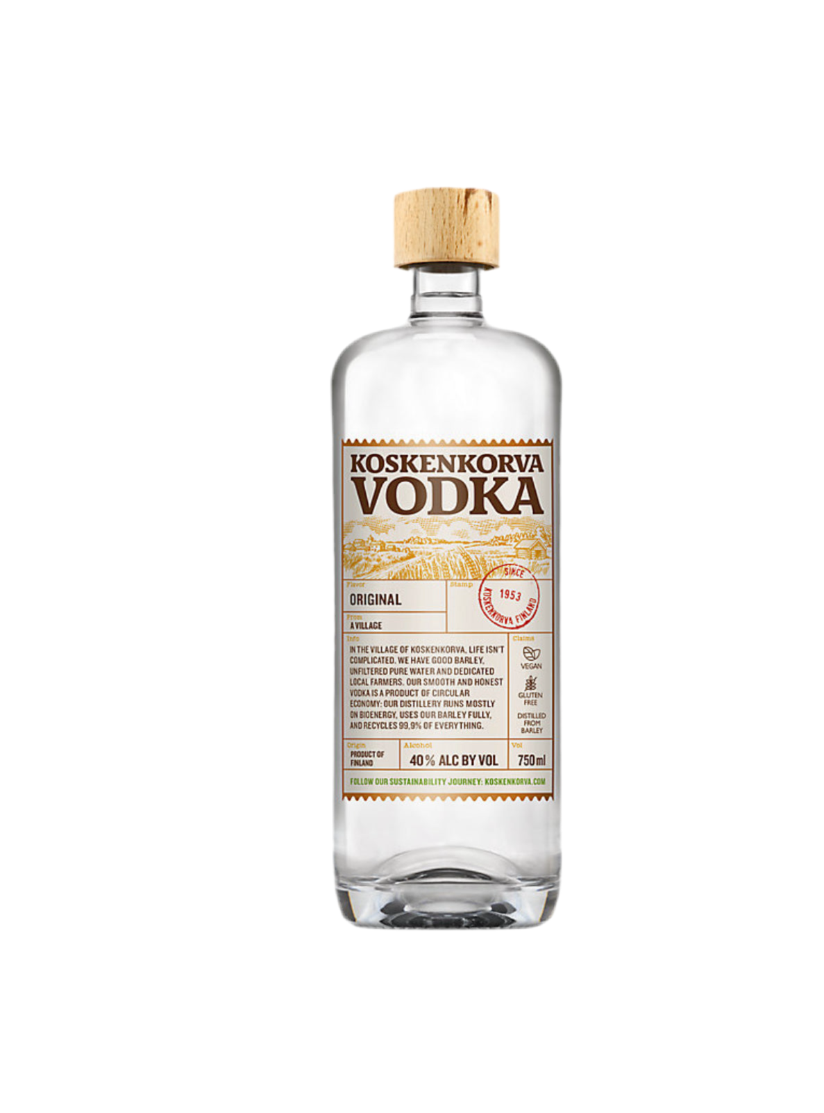 Koskenkorva Vodka Original 80
