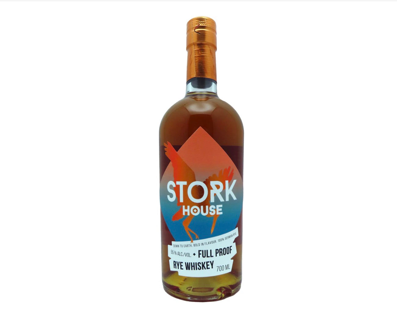 STORK HOUSE FULL PROOF RYE WHISKEY