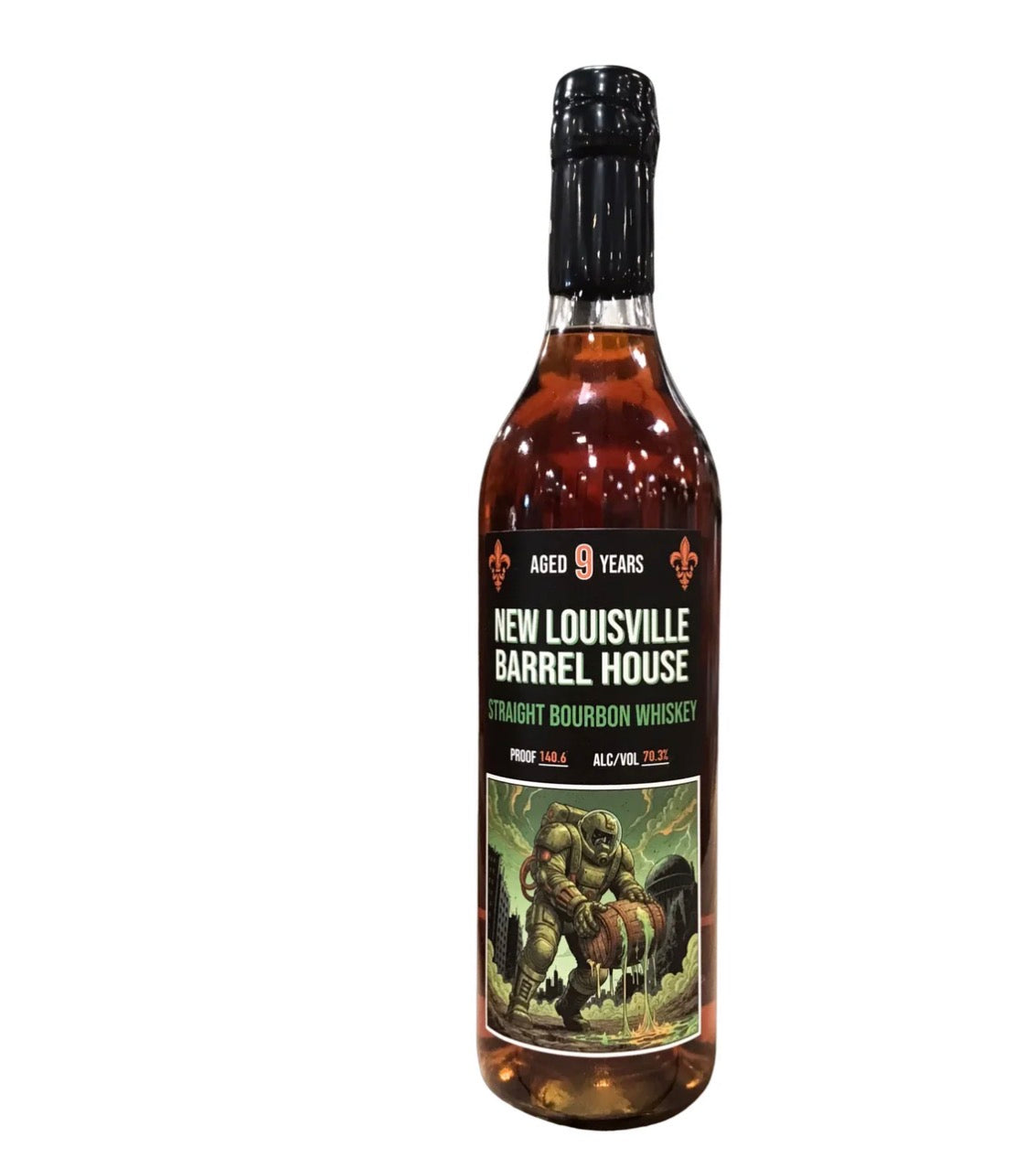 NEW LOUISVILLE 9 YR BOURBON HAZMAT HERO*