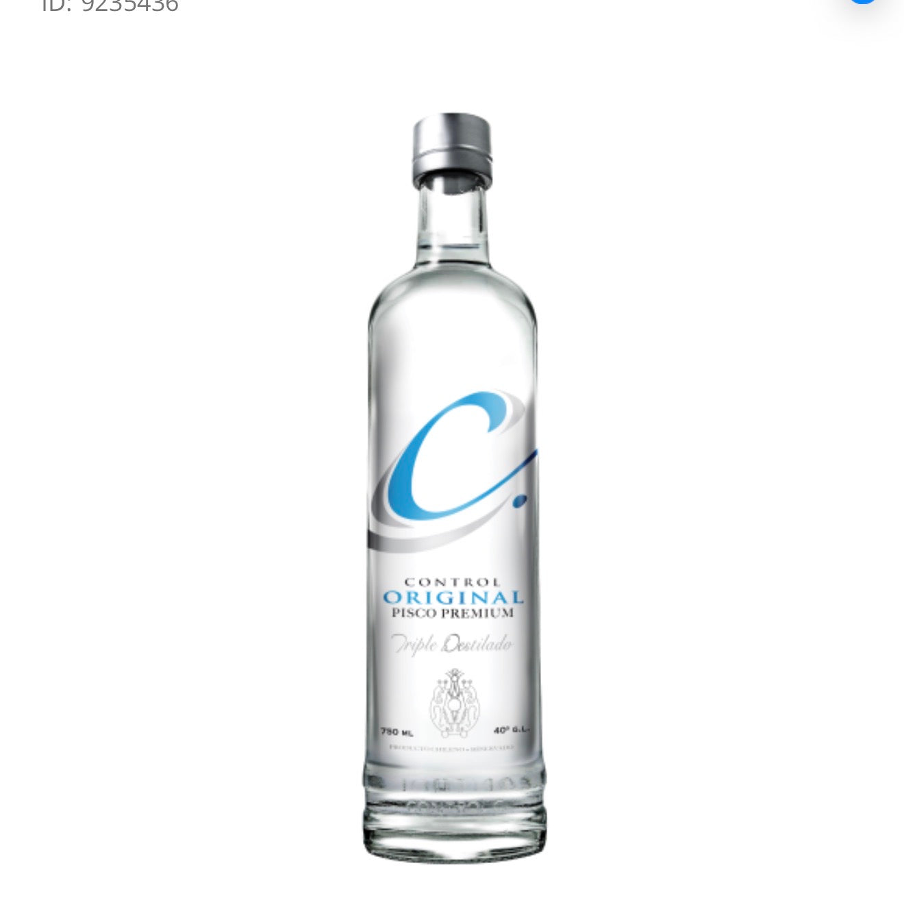 Control C Pisco Premium Chilean 6B 750ml