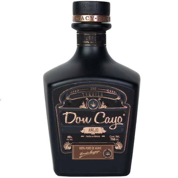 Don Cayo Black Extra Anejo Tequila