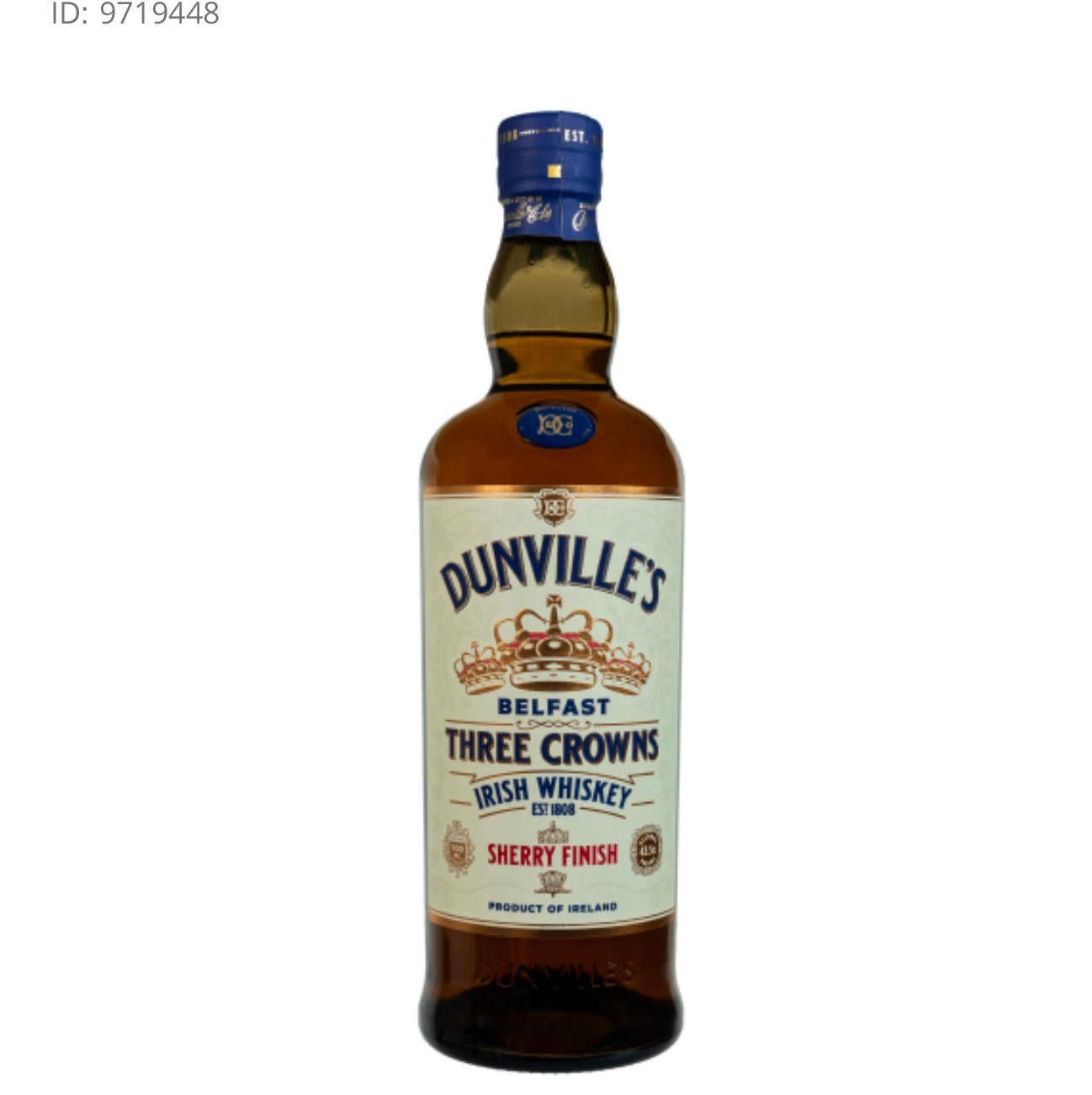 Dunville Irish Whiskey 3 Crwn Sherry 700M