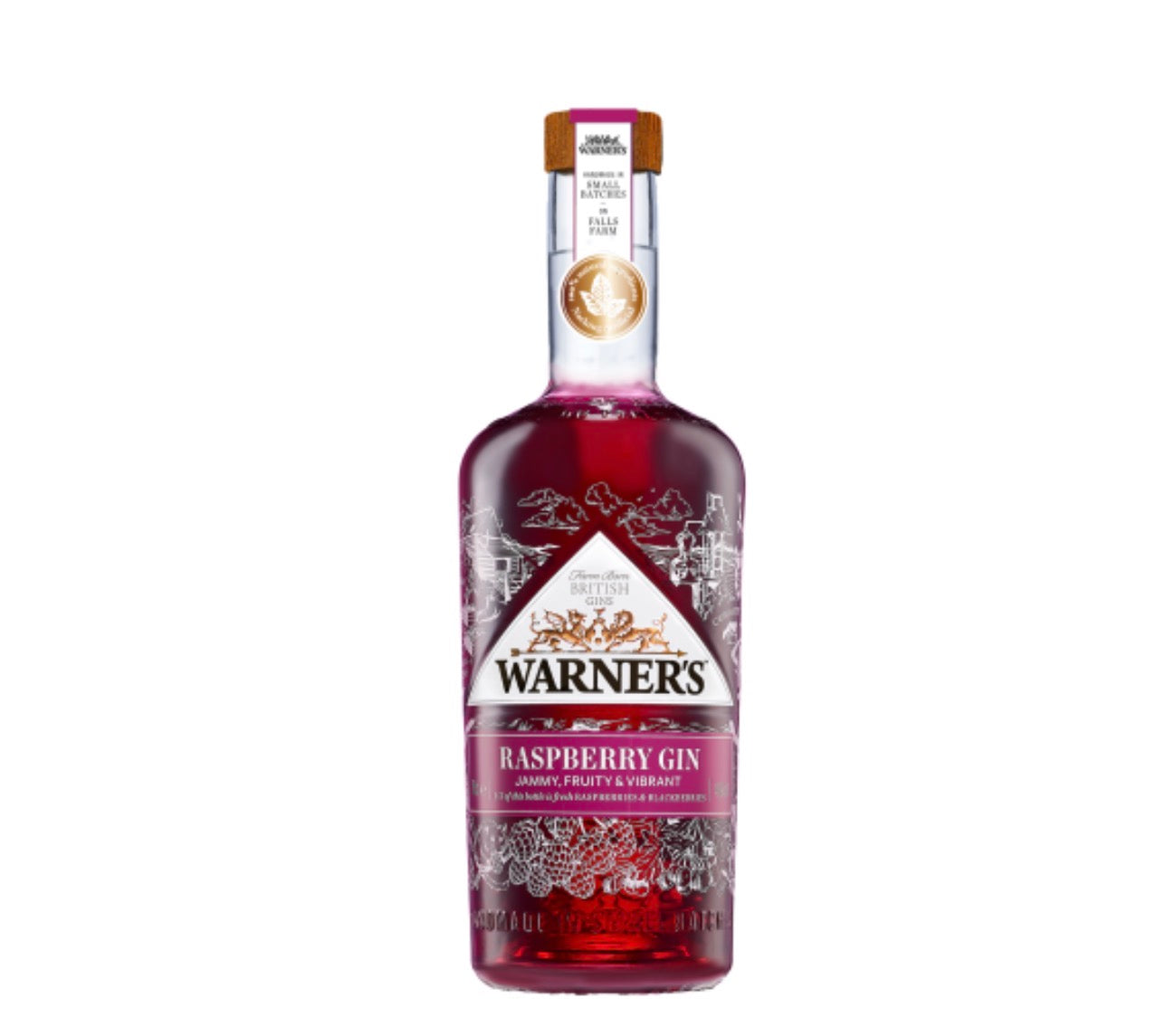 Warners Gin Raspberry 750ML