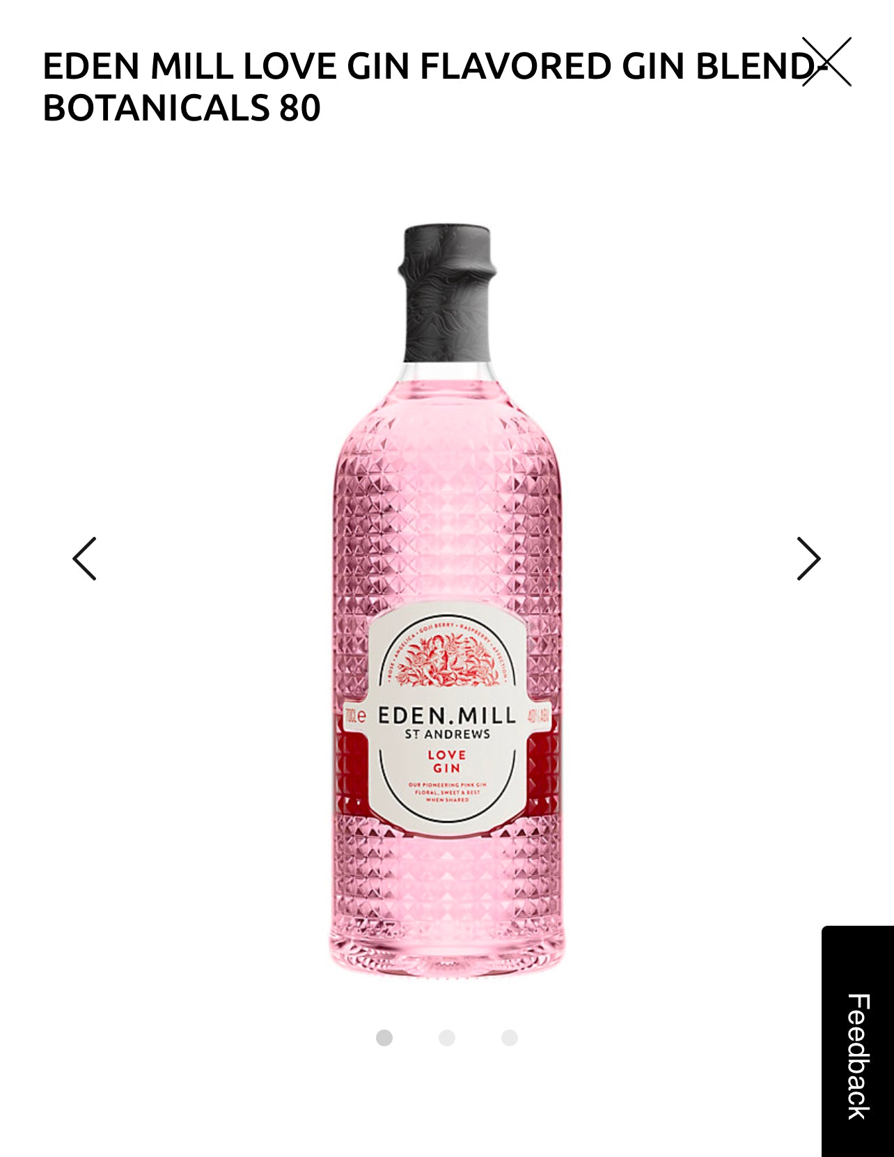 Eden Mill Love Gin 84