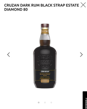 Cruzan Dark Rum Black Strap Estate