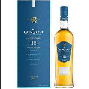 GLEN GRANT 18 YEAR SINGLE MALT SCOTCH
