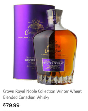 Crown Royal Noble Collection Winter Wheat Blended Canadian Whisky