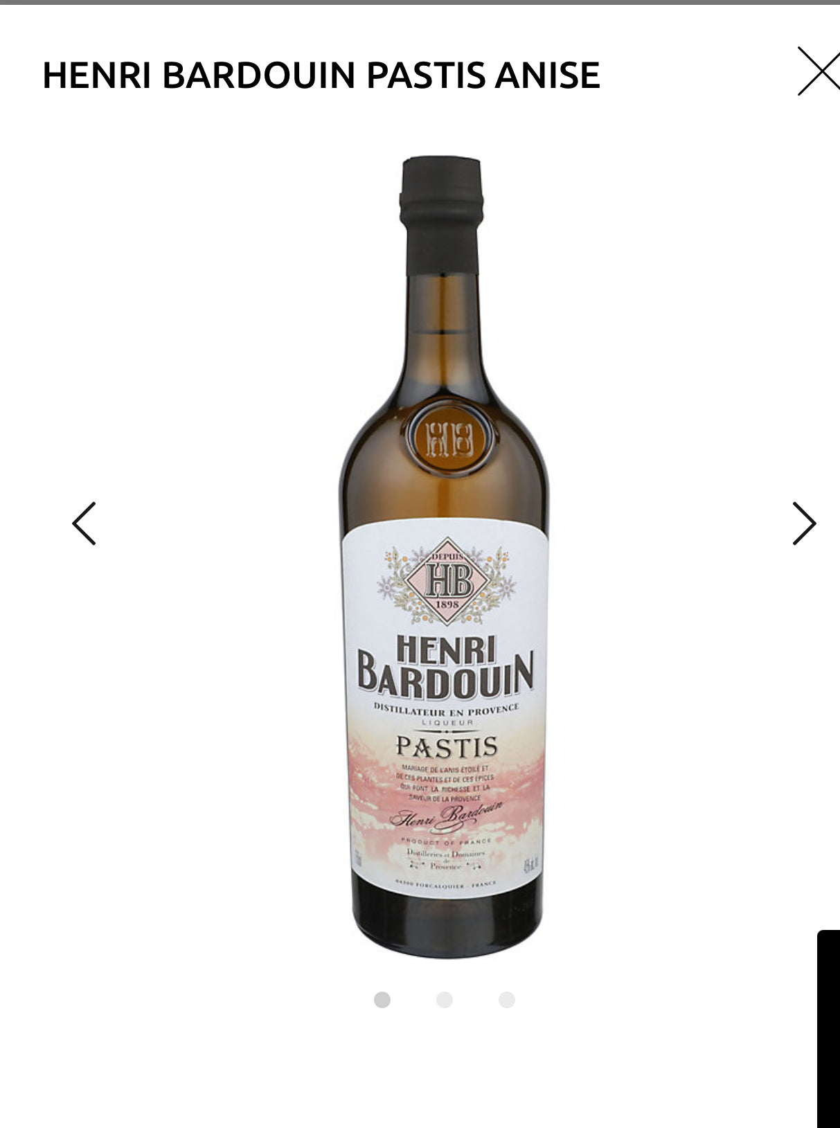 Henri Bardouin Pastis 90